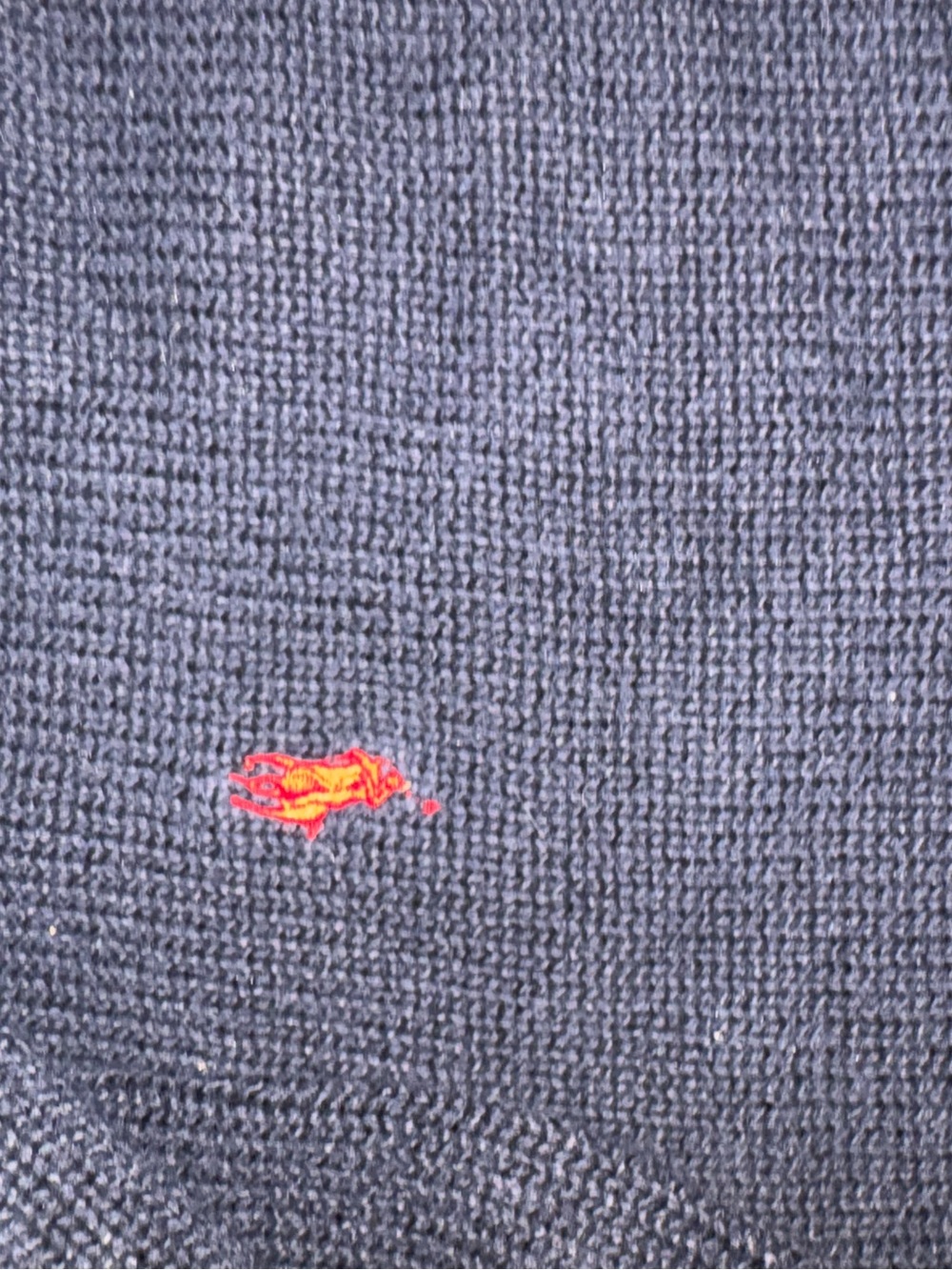 Ralph Lauren Navy Crewneck Sweater with Red Pony